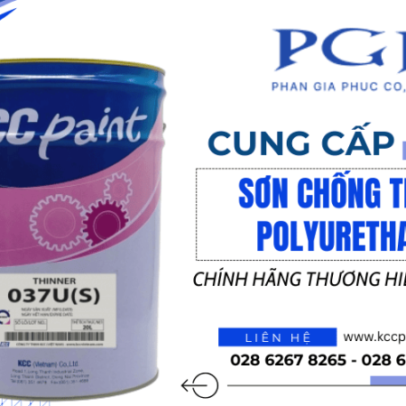 Sơn chống thấm polyurethane KCC Paint cho công trình dân dụng và công nghiệp